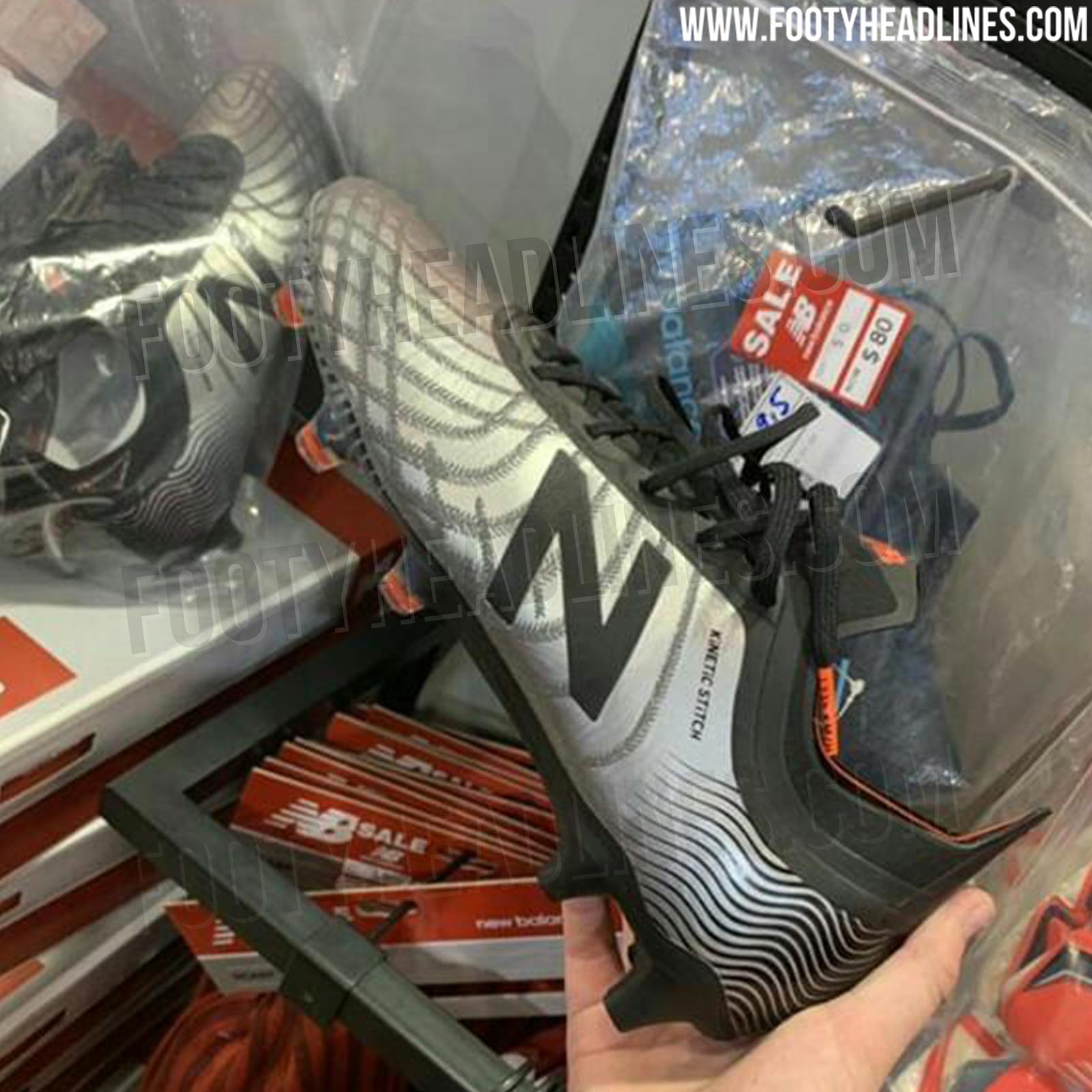 New balance football top boots blackout for sale